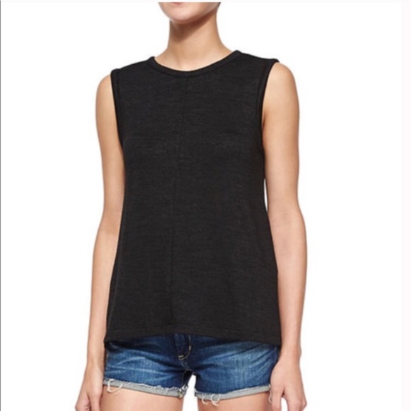 rag & bone Tops - Rag & Bone split back Nicole knit tank top